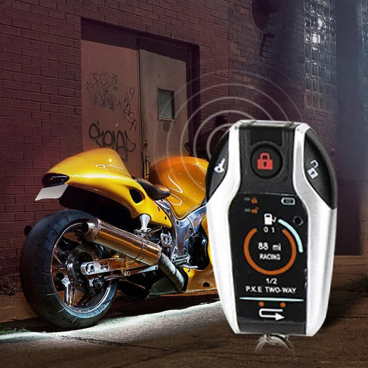 Motorcycle Anti-theft Security Alarm System - Gibgas