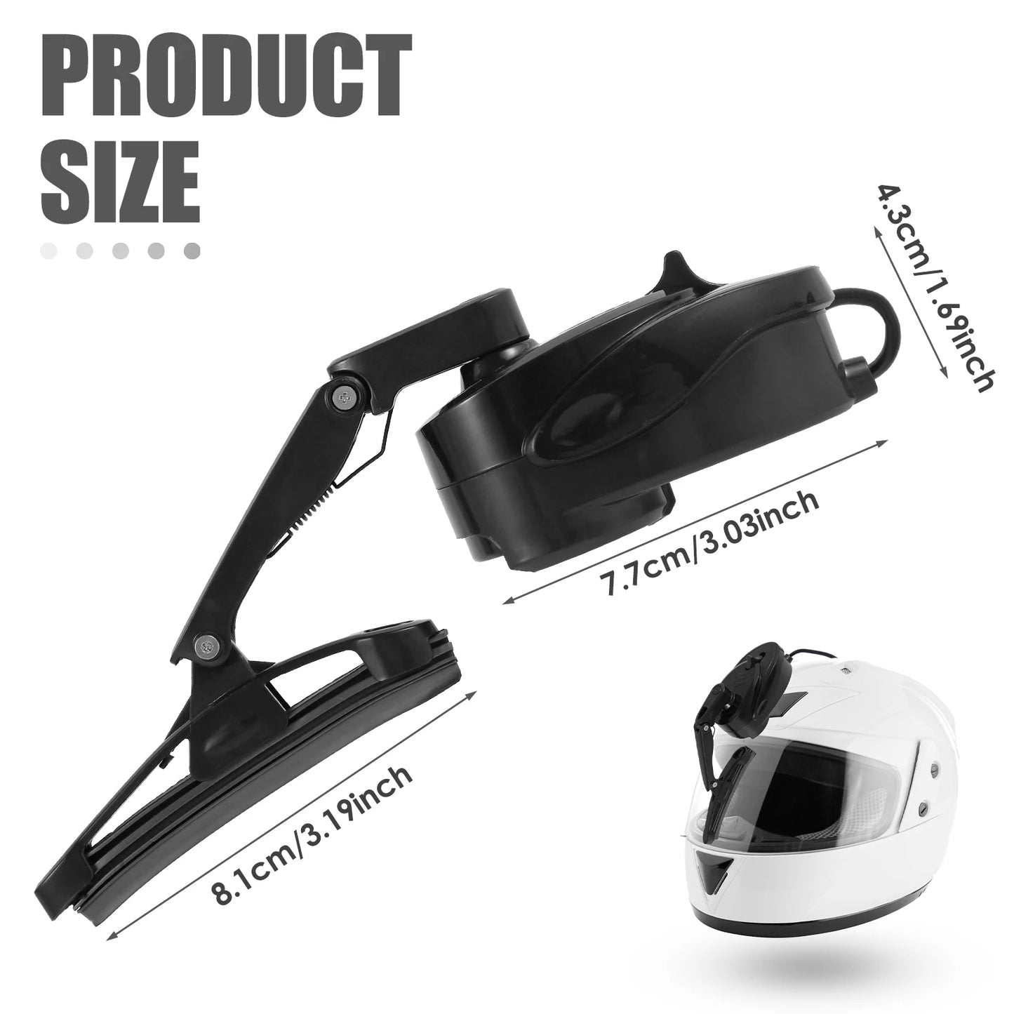 Motorcycle Helmet Wiper - Gibgas