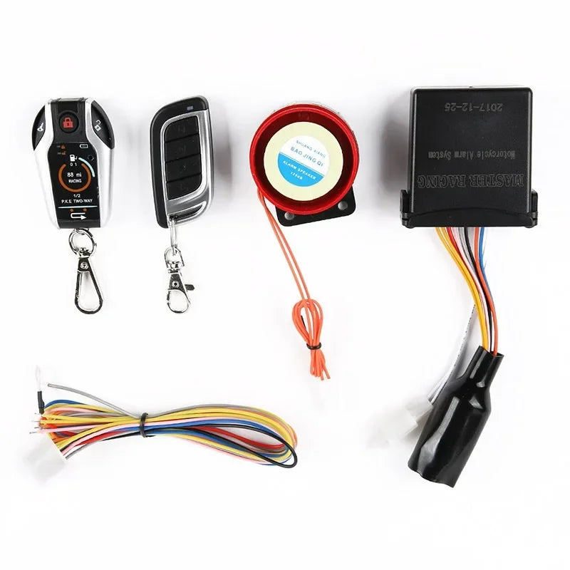 Motorcycle Anti-theft Security Alarm System - Gibgas