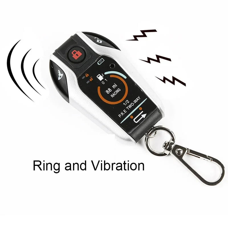 Motorcycle Anti-theft Security Alarm System - Gibgas